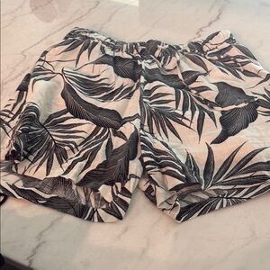 Tahari Black and White High Waist Women Shorts